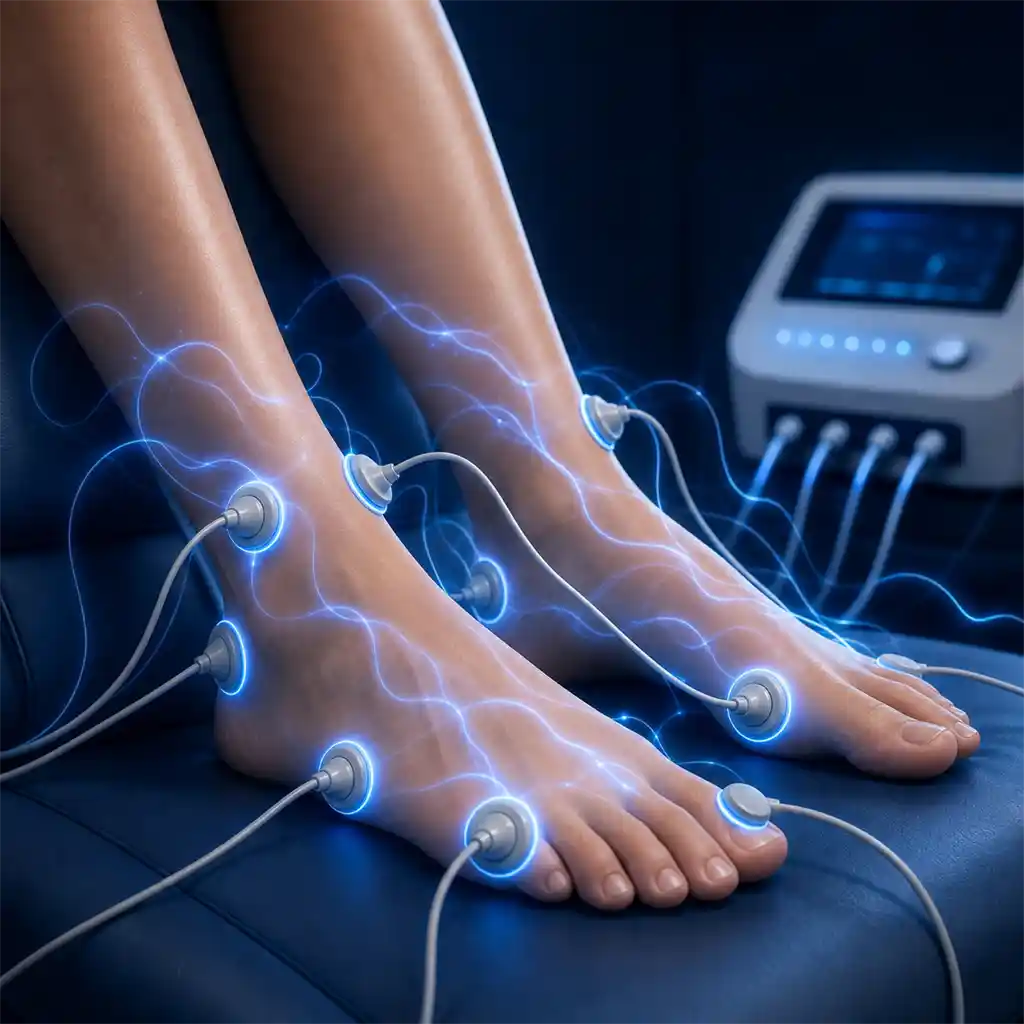 Electric cell signaling therapy for neuropathy